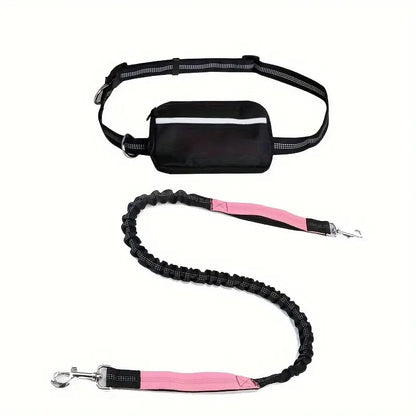🎁Last Day 49% OFF🔥-Hands Free Dog Leash with Zipper Pouch