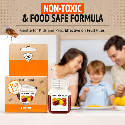 [BUY 2 GET 1 FREE]🔥Super Ninja Fruit Fly Trap - User Friendly  (Up to 3 Weeks per Bottle)