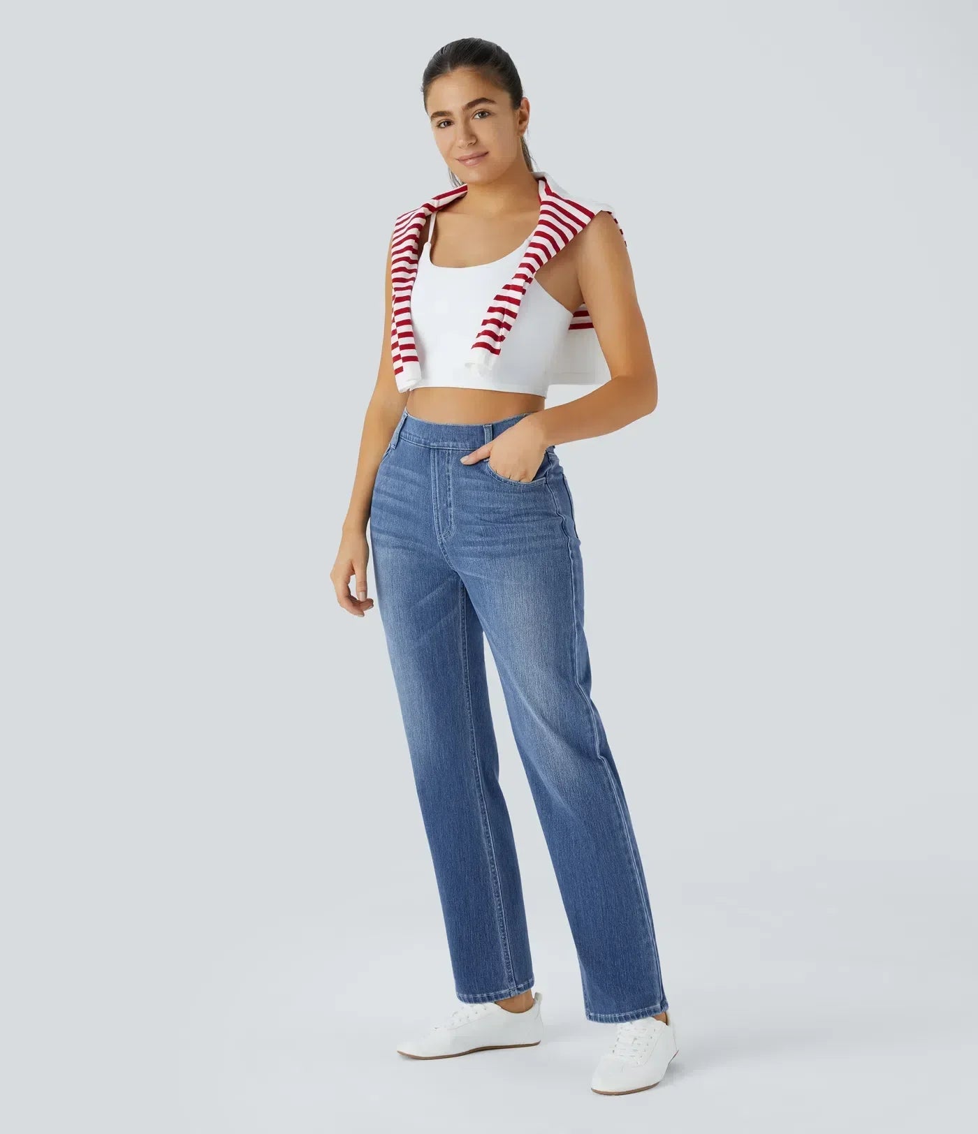 🎁Buy Two Free Shipping🎁 Elastic & Comfortable High Waisted Pants