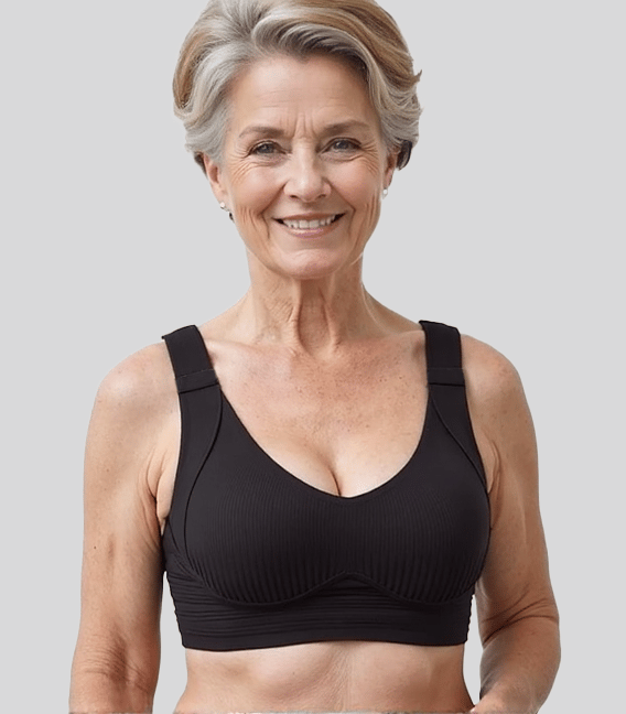 🔥Spring Sale 49% Off - Ribbed Push Up Adjustable Wireless Bra for Women