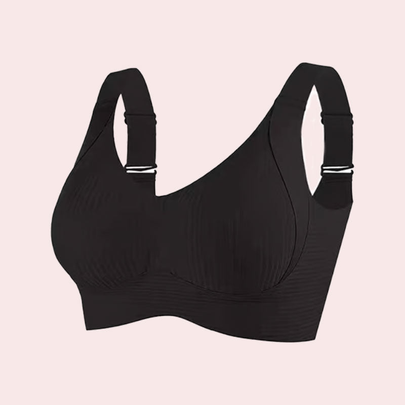 🔥Spring Sale 49% Off - Ribbed Push Up Adjustable Wireless Bra for Women