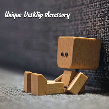 ⏰Limited stock!🔥Shaking Wooden Man Figurine