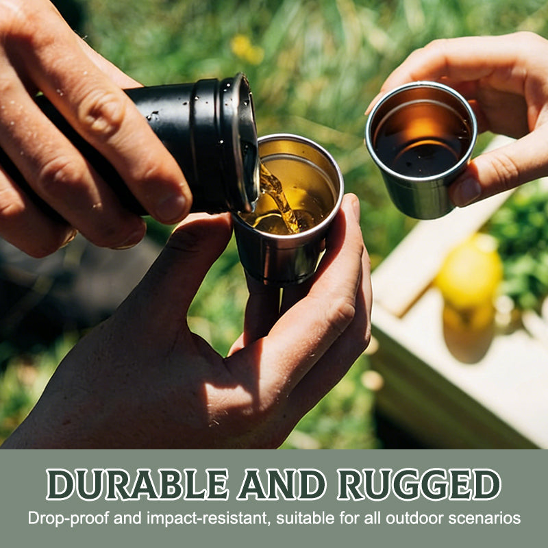 Outdoor Adventure Mini Wine Glass Set: Enjoy exciting moments anytime, anywhere.