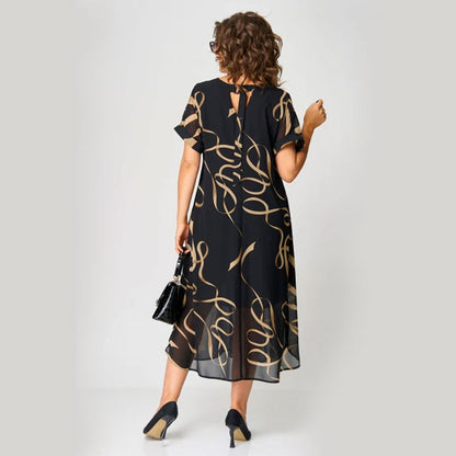 🌸Printed V-Neck Casual Dress💃