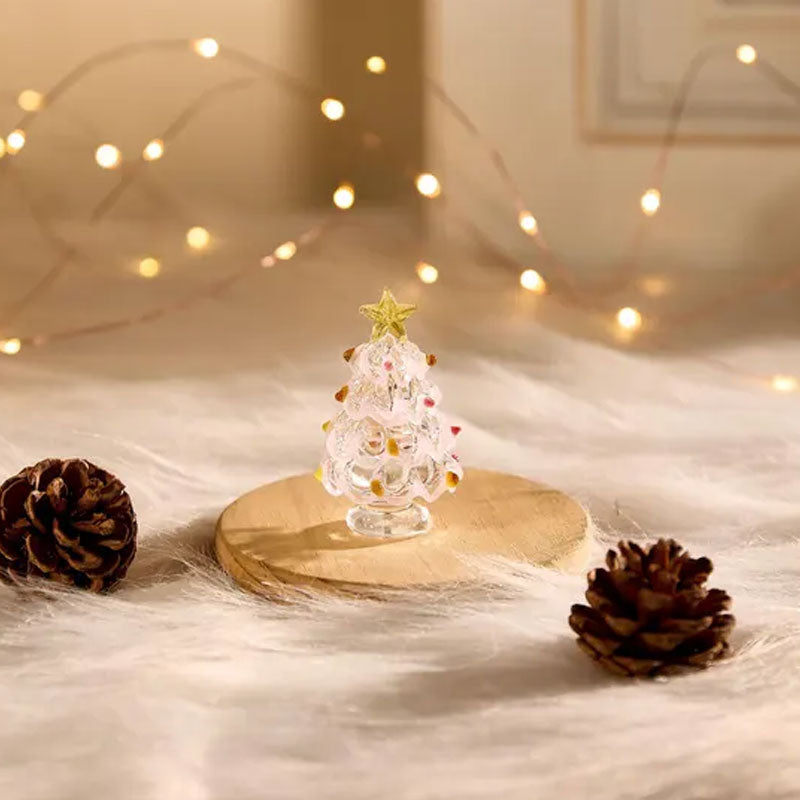 🎄✨ Luminous Glass Christmas Trees