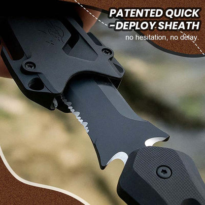 Tactical Rescue Knife 🔥 Made for Survival