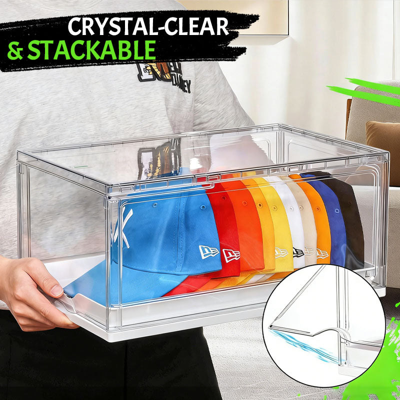 🧢 The Cap Library: Slide-Out Clear Storage Drawer
