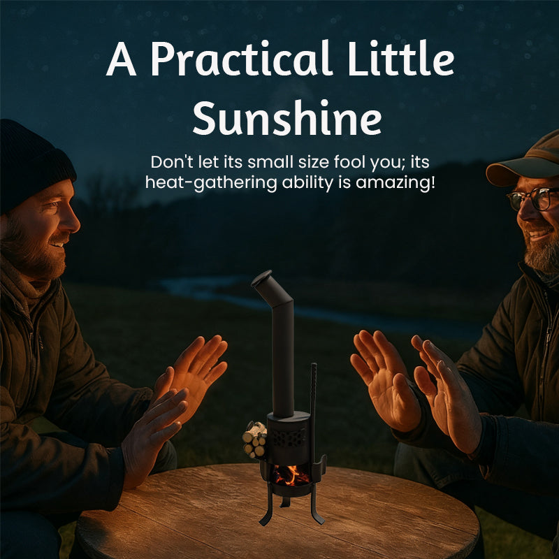 ⛺ 【Pocket Campfire】Mini Outdoor Wood Stove