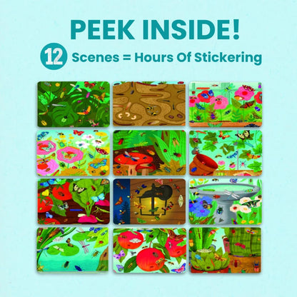 🔥LAST DAY 60% OFF - 🦋 Hello Bugs Sticker Book Activity for Kids 🐞 (over 500 stickers!)