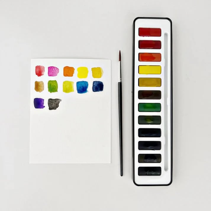 🔥Lente Korting🖼️ Aquarel Werkboek voor Nieuwe Kunstenaars