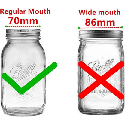 Universal Mason Jar Shaker Lids