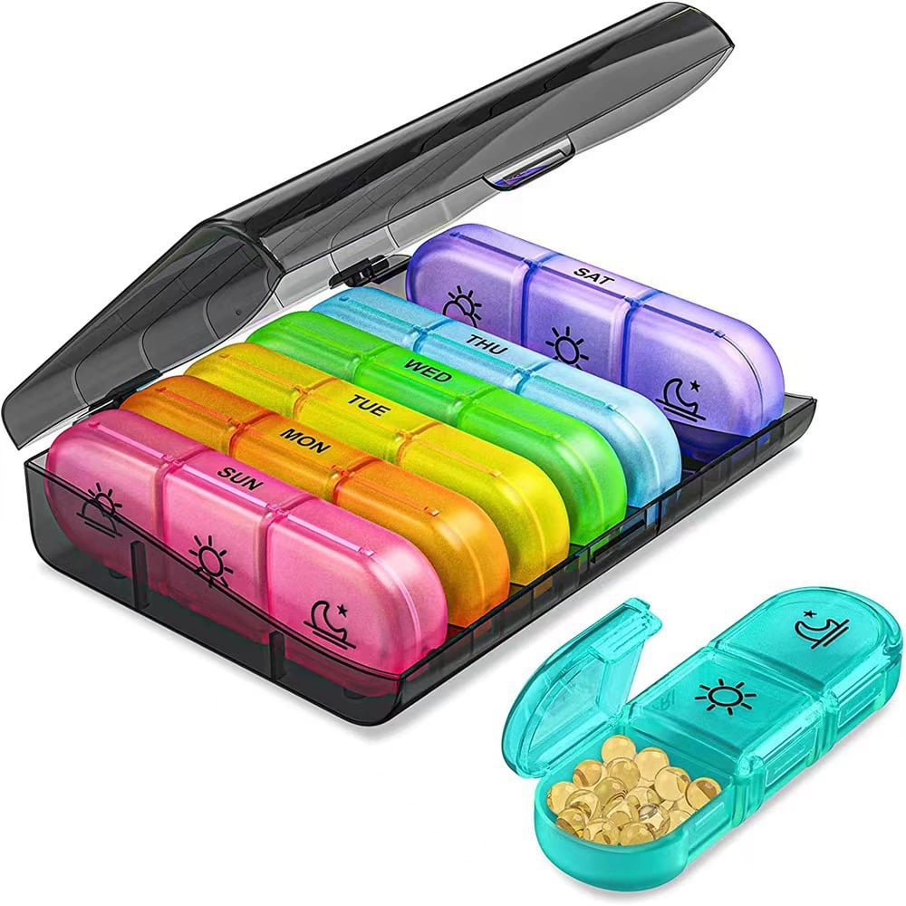 Portable Lightproof Pill Organizer
