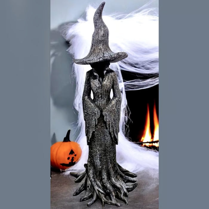 🔥49% OFF - Hand-Painted Enchanting Witch Statue: Your Home's Magical Guardian 🧙‍♀️✨