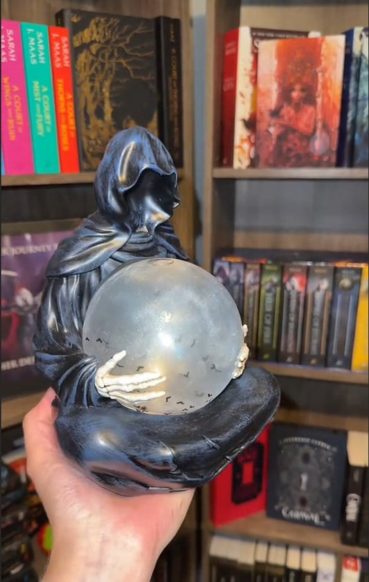 🧙‍♂️🔮 Death God Crystal Ball - Spellbound Style for Your Shelf