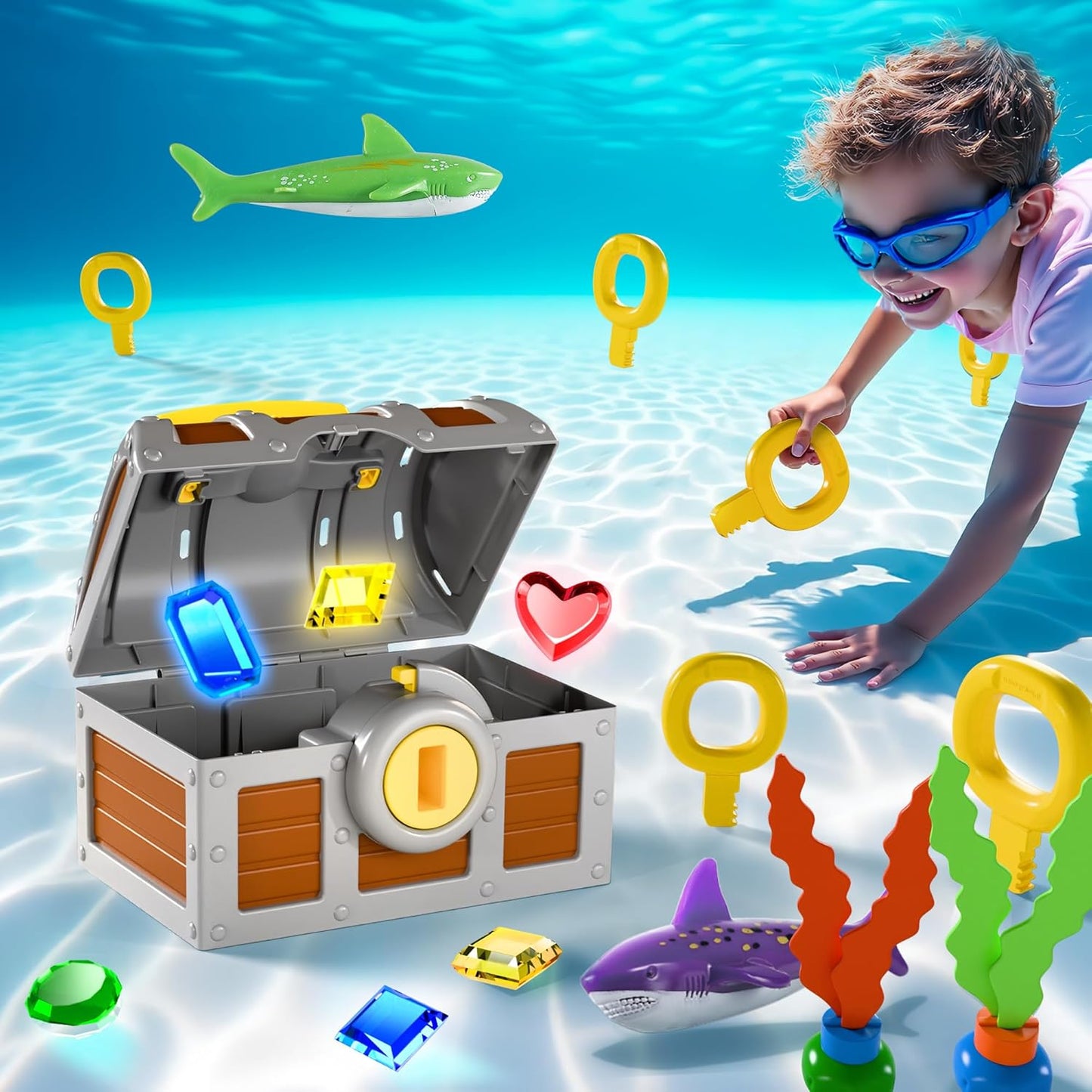 🌊 Underwater Treasure Chest Adventure Game