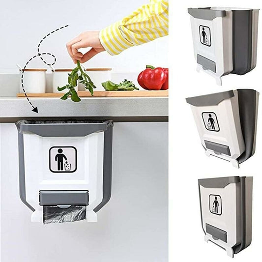 🔥Hot Sale🔥Kitchen Cabinet Foldable Trash Can