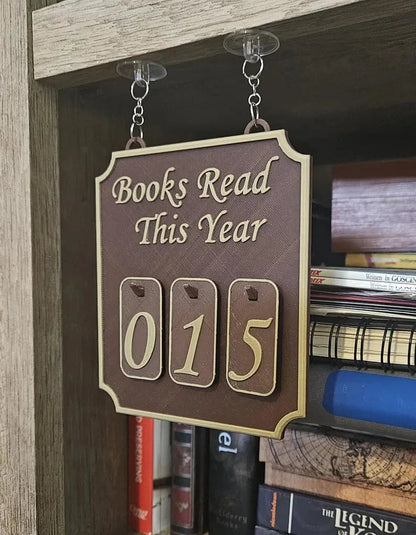 ⏰Limited stock!🔥Hanging Bookshelf Counter Bookish Decor Books Read This Year Counter