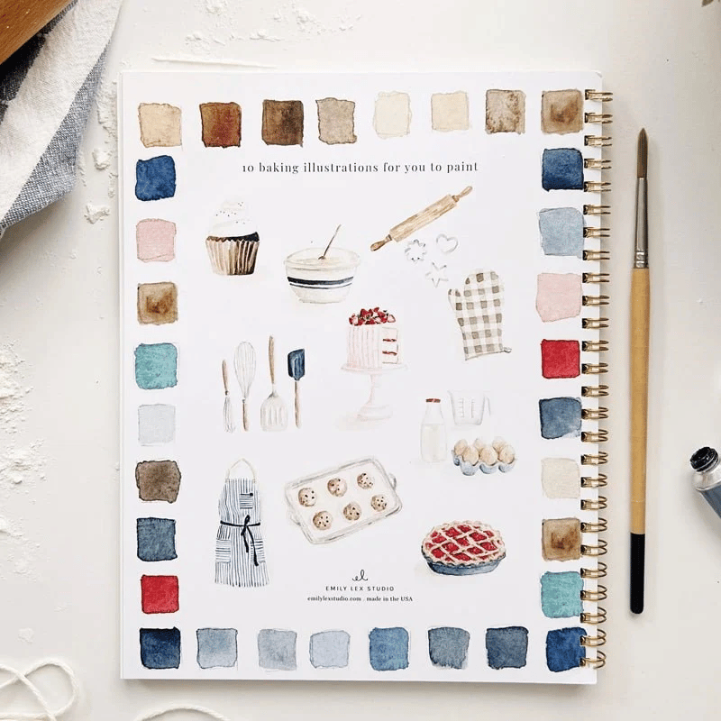 🔥Lente Korting🖼️ Aquarel Werkboek voor Nieuwe Kunstenaars