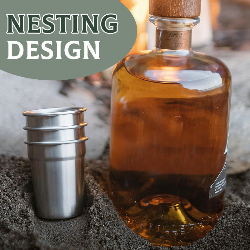 Outdoor Adventure Mini Wine Glass Set: Enjoy exciting moments anytime, anywhere.