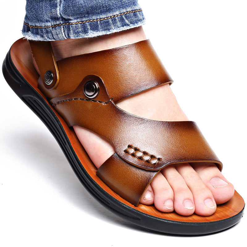 🛩️Buy 2 get 5% off and free shipping🔥Men's outdoor leather sandals