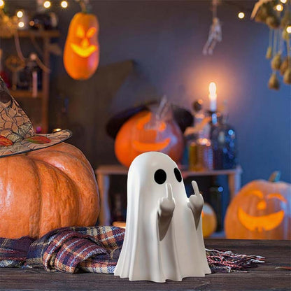 🎃 Halloween Ghost Decoration with a Twist 🖕💀