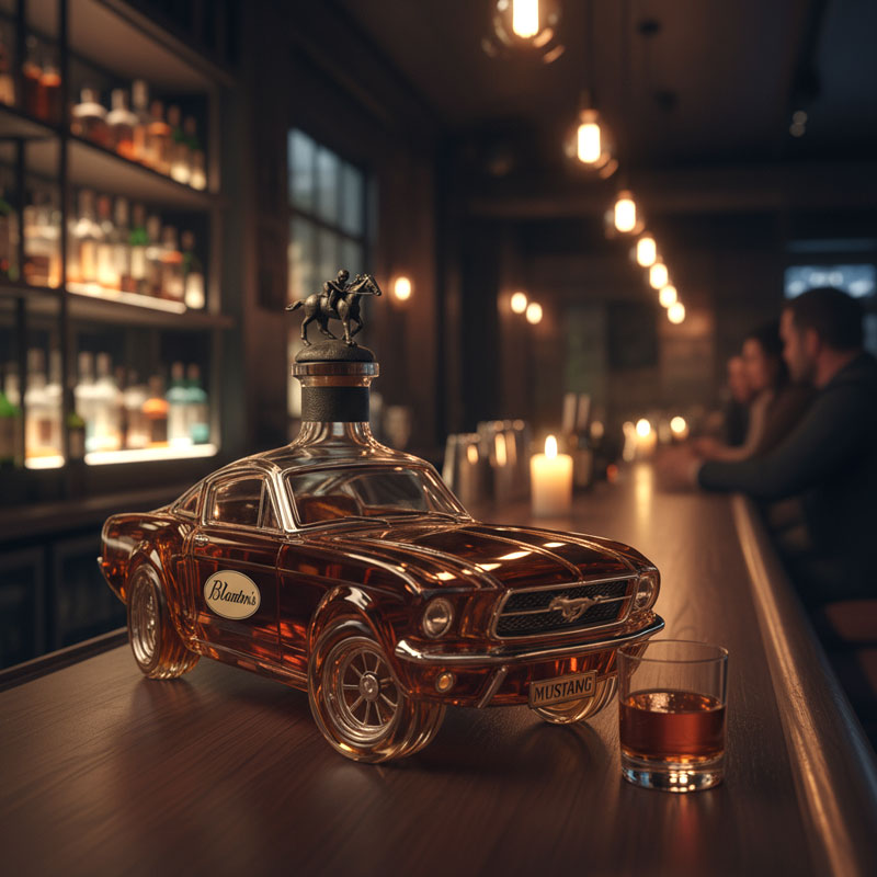🥃✨ Bronco Whiskey Bottle – Stylish, Bold & Perfect for Any Home Bar 🎁