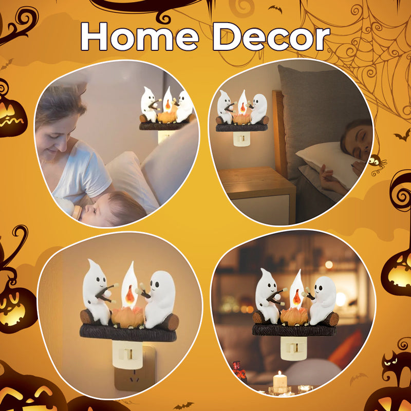 🔥👻 Spooky Halloween Ghost Light Decoration – Light Up Your Haunted House!
