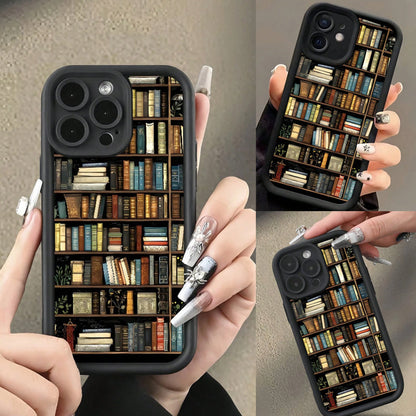 🔥📖 Bookshelf Phone Case