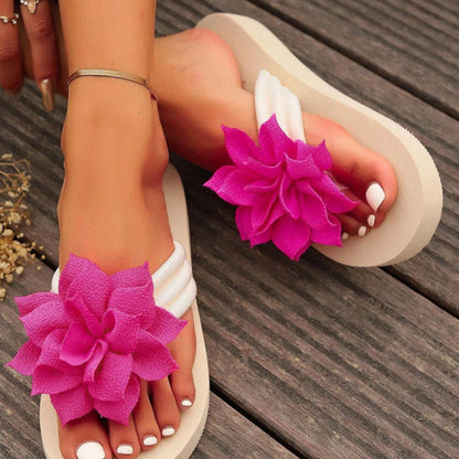 🌼Summer Flowering Beach Slippers With Thick Sole🌴