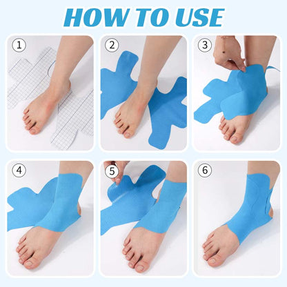 🦶 Ankle Kinesiology Tape