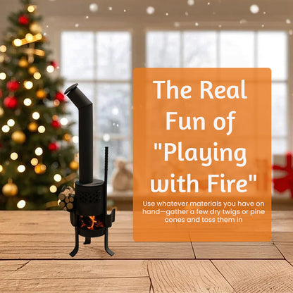 ⛺ 【Pocket Campfire】Mini Outdoor Wood Stove