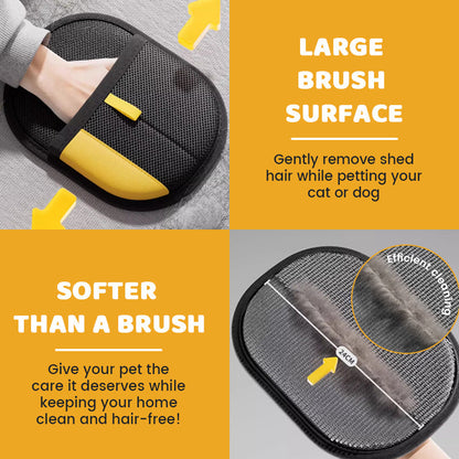 🐾 Pet Grooming & Deshedding Glove – Gentle, Easy, Effective!