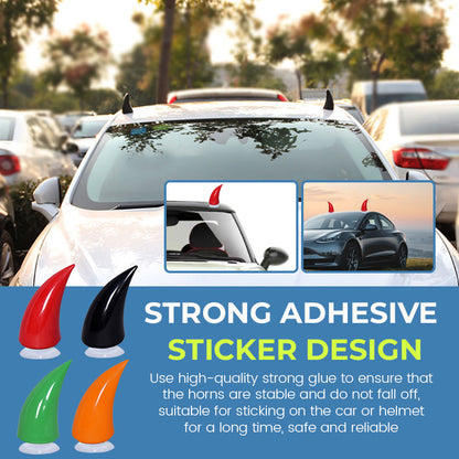 Devil suction cup horns