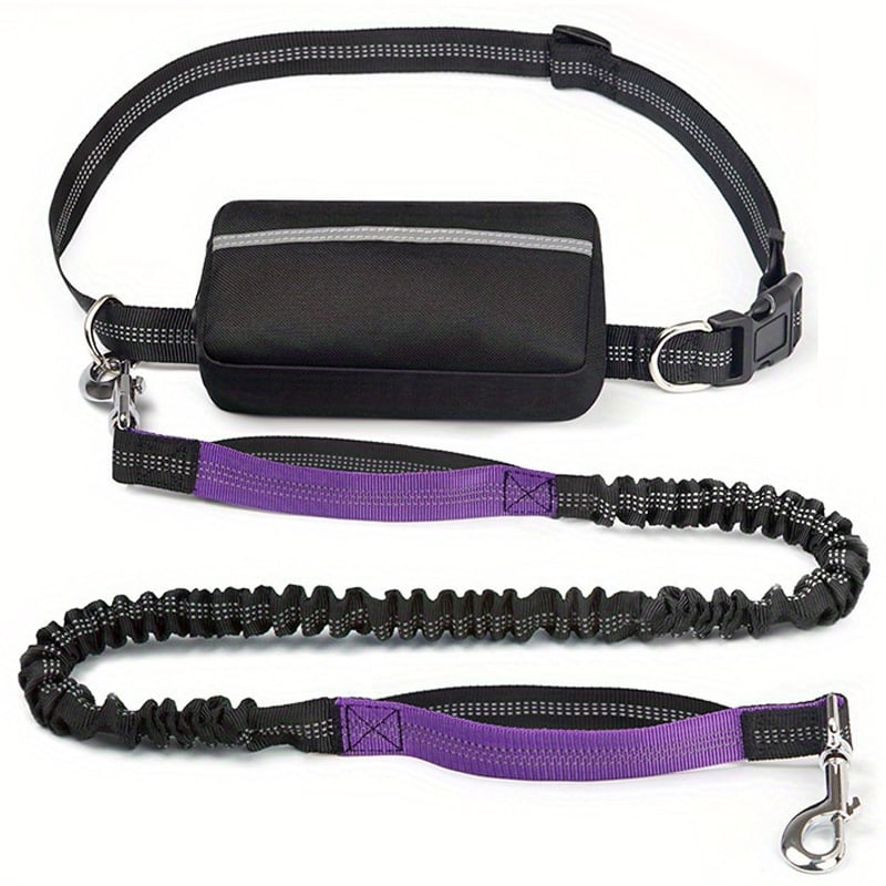 🎁Last Day 49% OFF🔥-Hands Free Dog Leash with Zipper Pouch