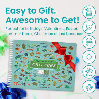 🔥LAST DAY 60% OFF - 🦋 Hello Bugs Sticker Book Activity for Kids 🐞 (over 500 stickers!)