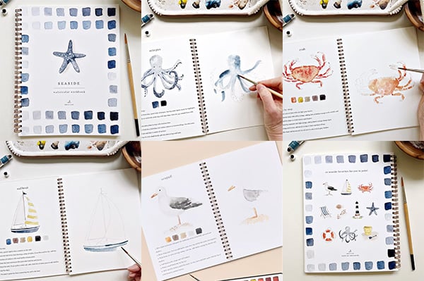 🔥Lente Korting🖼️ Aquarel Werkboek voor Nieuwe Kunstenaars