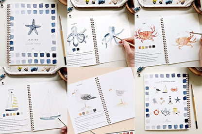 🔥Lente Korting🖼️ Aquarel Werkboek voor Nieuwe Kunstenaars