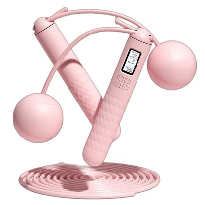 Skipping Rope with Counter, Cordless Jump Rope, Smart Weighted Jump Rope