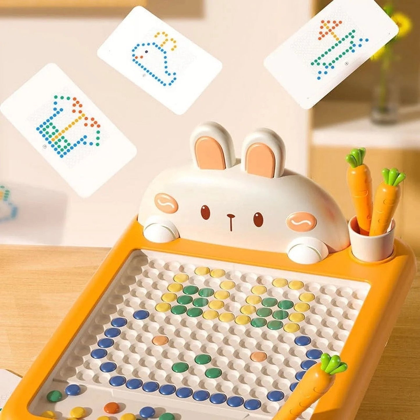 🐇Magnetic Dots Drawing Board for Toddlers
