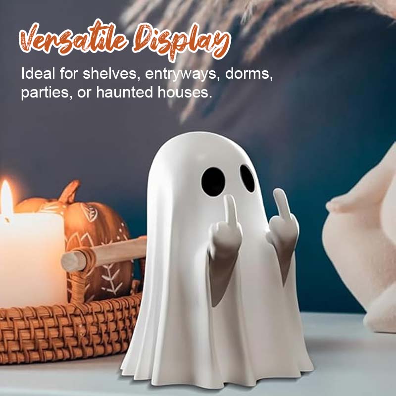 🎃 Halloween Ghost Decoration with a Twist 🖕💀