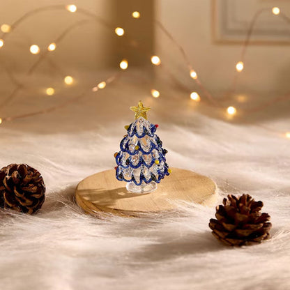 🎄✨ Luminous Glass Christmas Trees