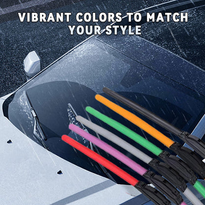 🚗✨Colorful Windshield Wipers – Style Meets Performance!
