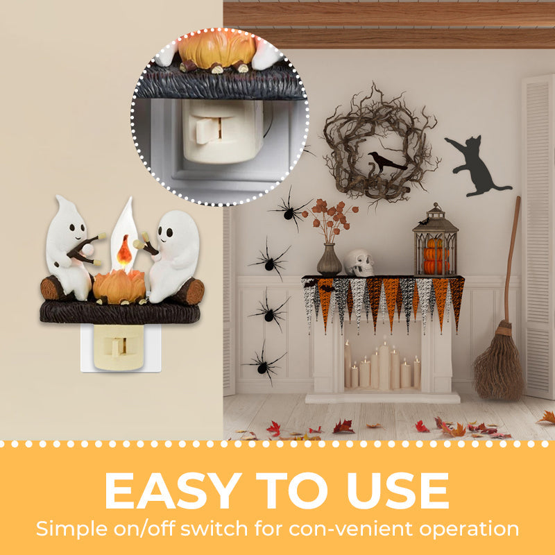 🔥👻 Spooky Halloween Ghost Light Decoration – Light Up Your Haunted House!