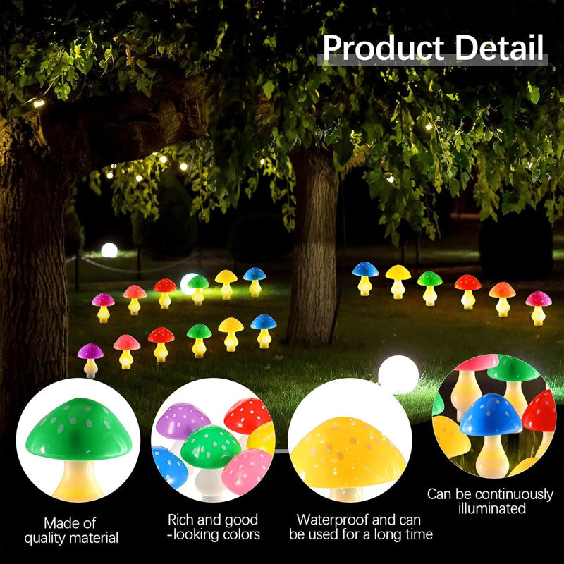 🍄✨Solar Mushroom Light