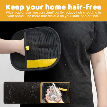 🐾 Pet Grooming & Deshedding Glove – Gentle, Easy, Effective!