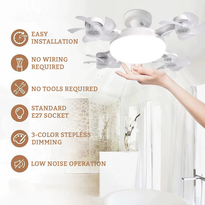 Smart Drone Ceiling Fan Light