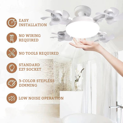 Smart Drone Ceiling Fan Light