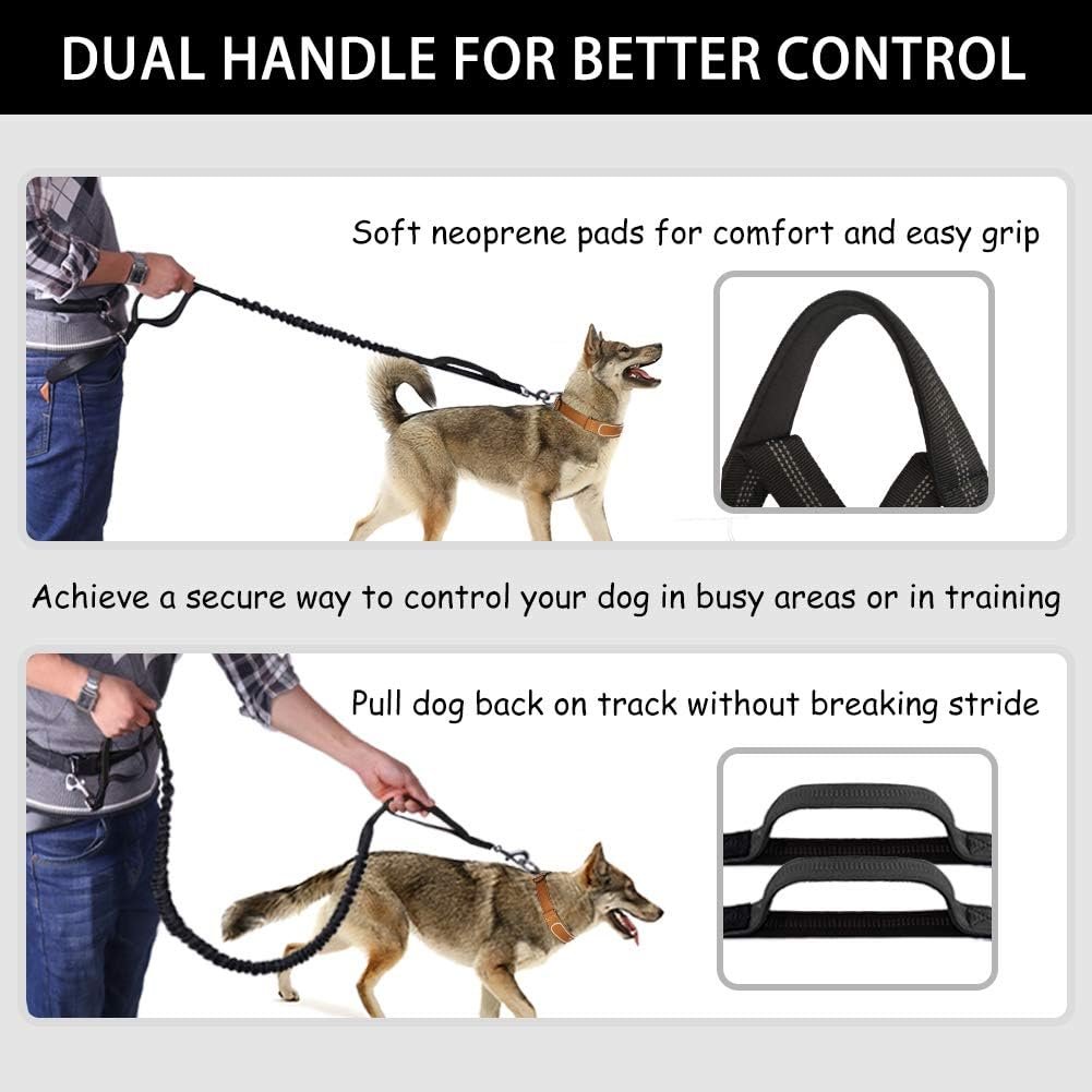 🎁Last Day 49% OFF🔥-Hands Free Dog Leash with Zipper Pouch
