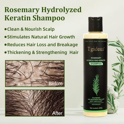 🔥🌿 Rosemary Hydrolyzed Keratin Shampoo