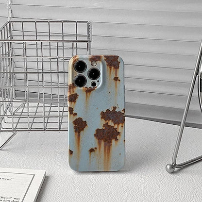 📱 Rusty Glossy Pattern iPhone Case